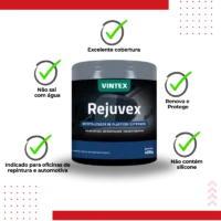 Vintex Rejuvex Revitalizador de Plásticos 400g - Imagem 2
